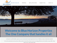 Tablet Screenshot of bluehorizonprops.com